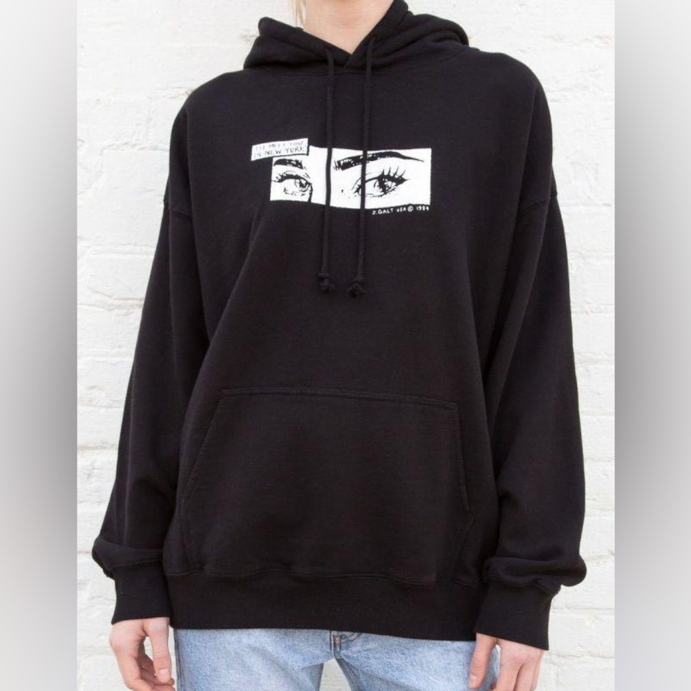 Brandy Melville graphic oversized hoodie